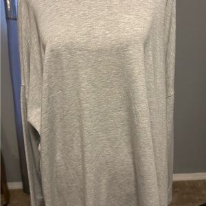 Stylish Heather Gray Women's Tunic